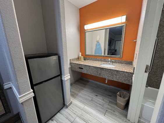 inside of hotel room